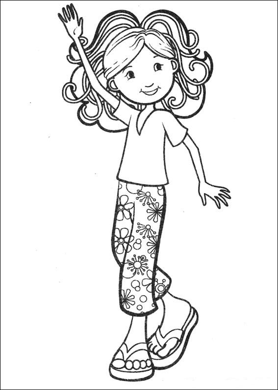 Kids-n-fun.com | 65 coloring pages of Groovy Girls